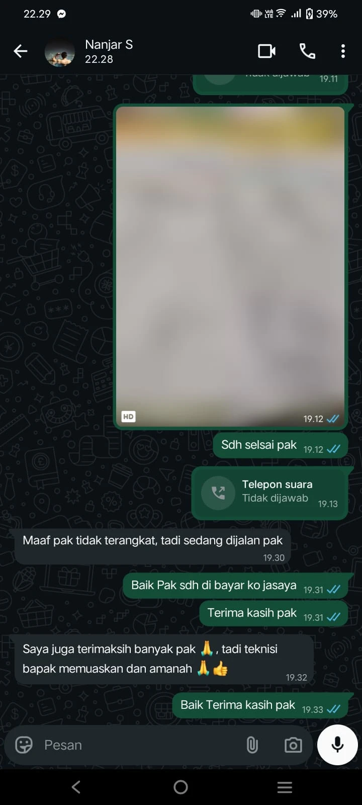 Testimoni WhatsApp PT Cheryka Teknik