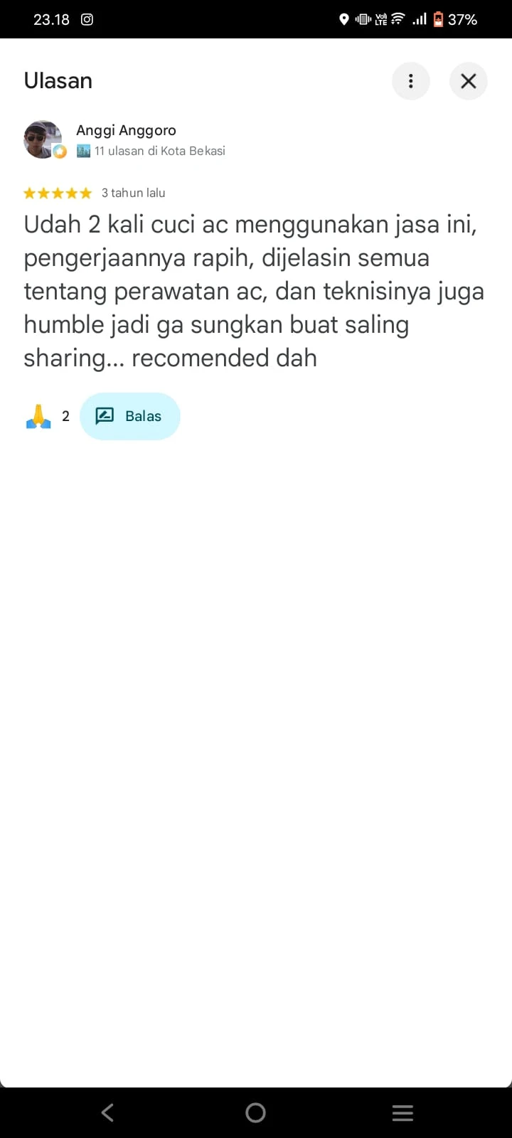Testimoni WhatsApp PT Cheryka Teknik